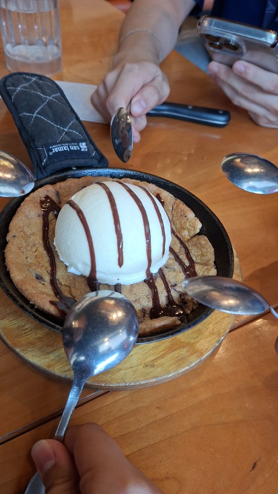 Chili's Skillet Chocolate Chip Cookie by Angela Ballesteros