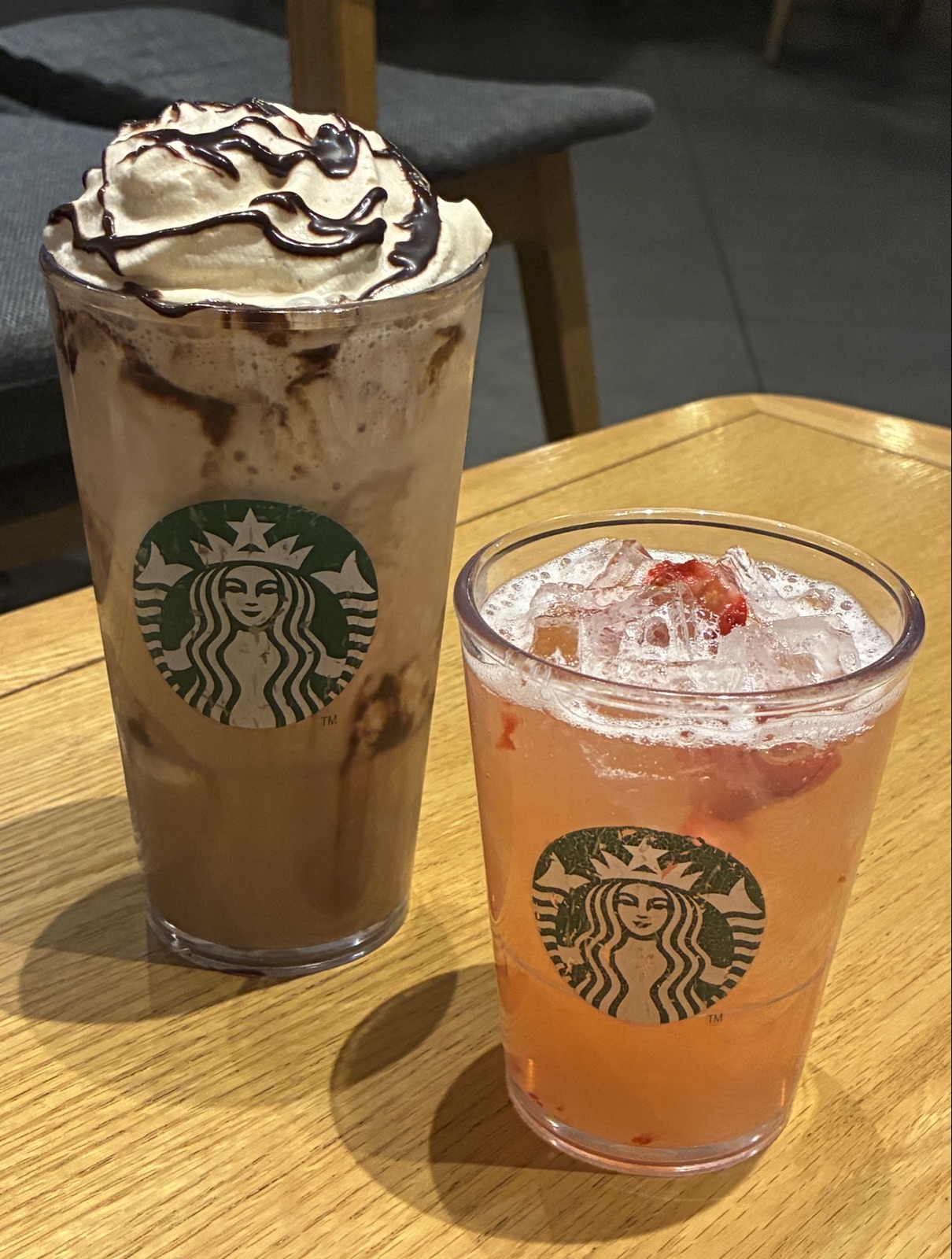 Triple Mocha & Strawberry Acai Lemonade by Blesilda
