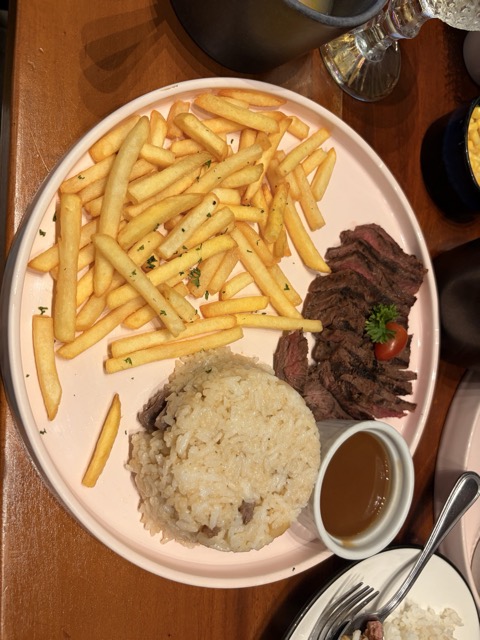 Steak Fries and Rice by Alexi